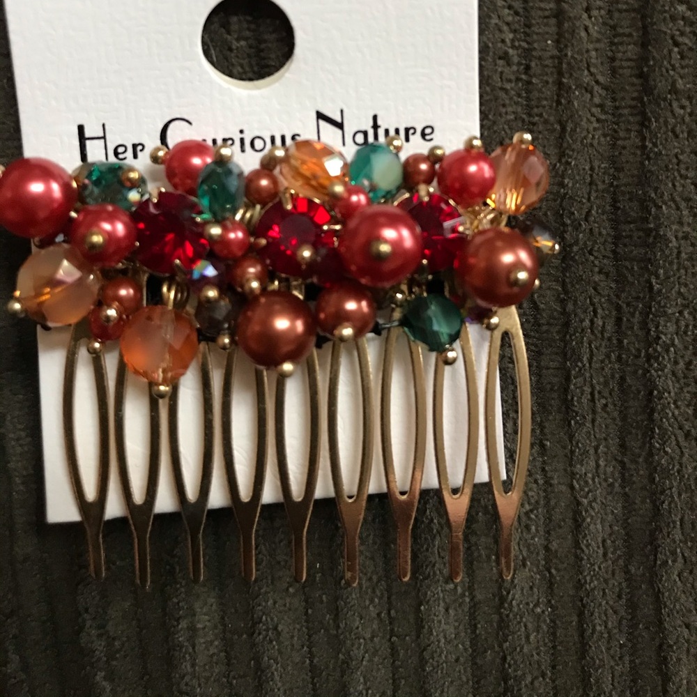 Her Curious Nature beaded barrette women’s New
